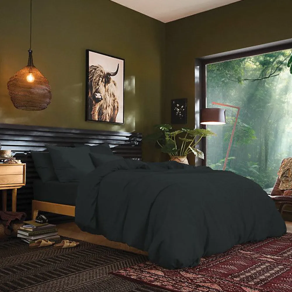 Housse de couette 260 x 240 cm "Prémium" pour lit 2 places King Size - Prémium Truffe>Coton Pur Hot