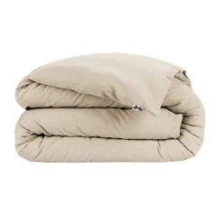 L'Effet Papillon Housse de couette "Candice" toutes dimensions Flanelle de Coton - Candice Sable - Housse de couette 140 x 200 cm* Housse De Couette