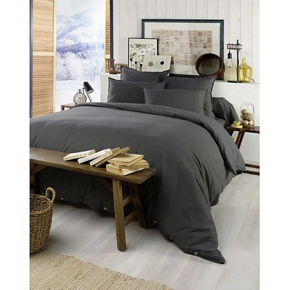 Housse de couette "Candice" toutes dimensions Flanelle de Coton - Candice Orage - Housse de couette 200 x 200 cm>L'Effet Papillon Online