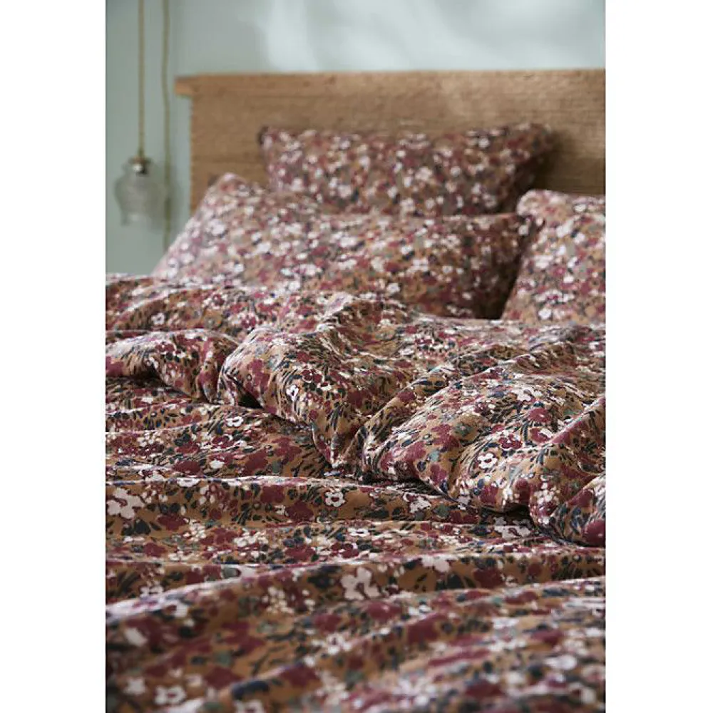 L'Effet Papillon Housse de couette "Capucine" toutes dimensions "Gaze de Coton" - Capucine Camel - Housse de couette 240 x 220 cm* Housse De Couette