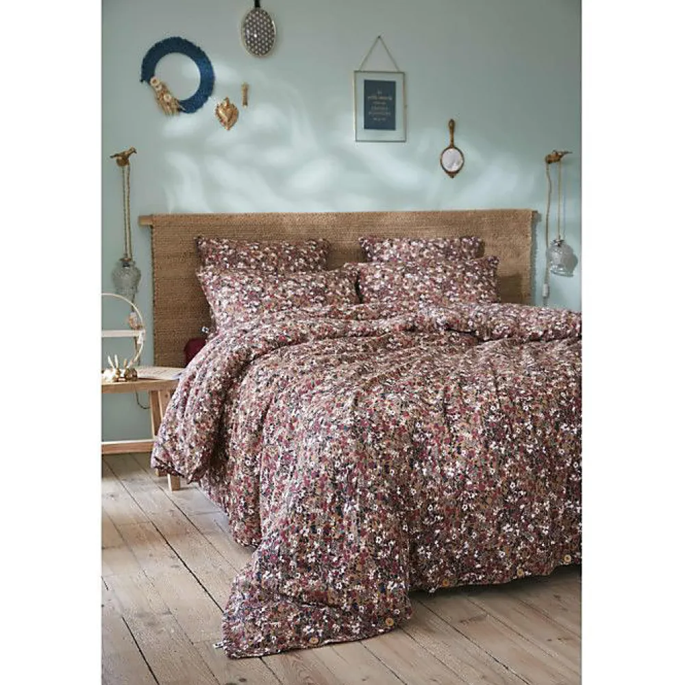 L'Effet Papillon Housse de couette "Capucine" toutes dimensions "Gaze de Coton" - Capucine Camel - Housse de couette 240 x 220 cm* Housse De Couette