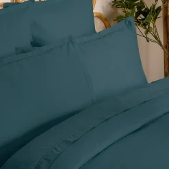 Atmosphera Créateur D'Intérieur Housse de couette Carina en coton 200x140cm bleu orage - Atmosphera* Housse De Couette