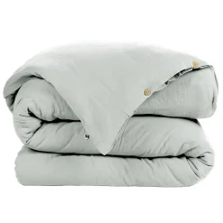 Eden Housse de couette Double Gaze Coton 140 x 200 cm Gaia eucalyptus* Housse De Couette