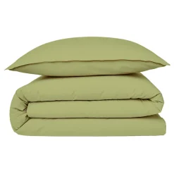 Future Home Housse de couette en coton 57 fils unie 140x200cm* Housse De Couette