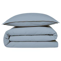 Housse de couette en coton 57 fils unie 200x200cm>Future Home Online