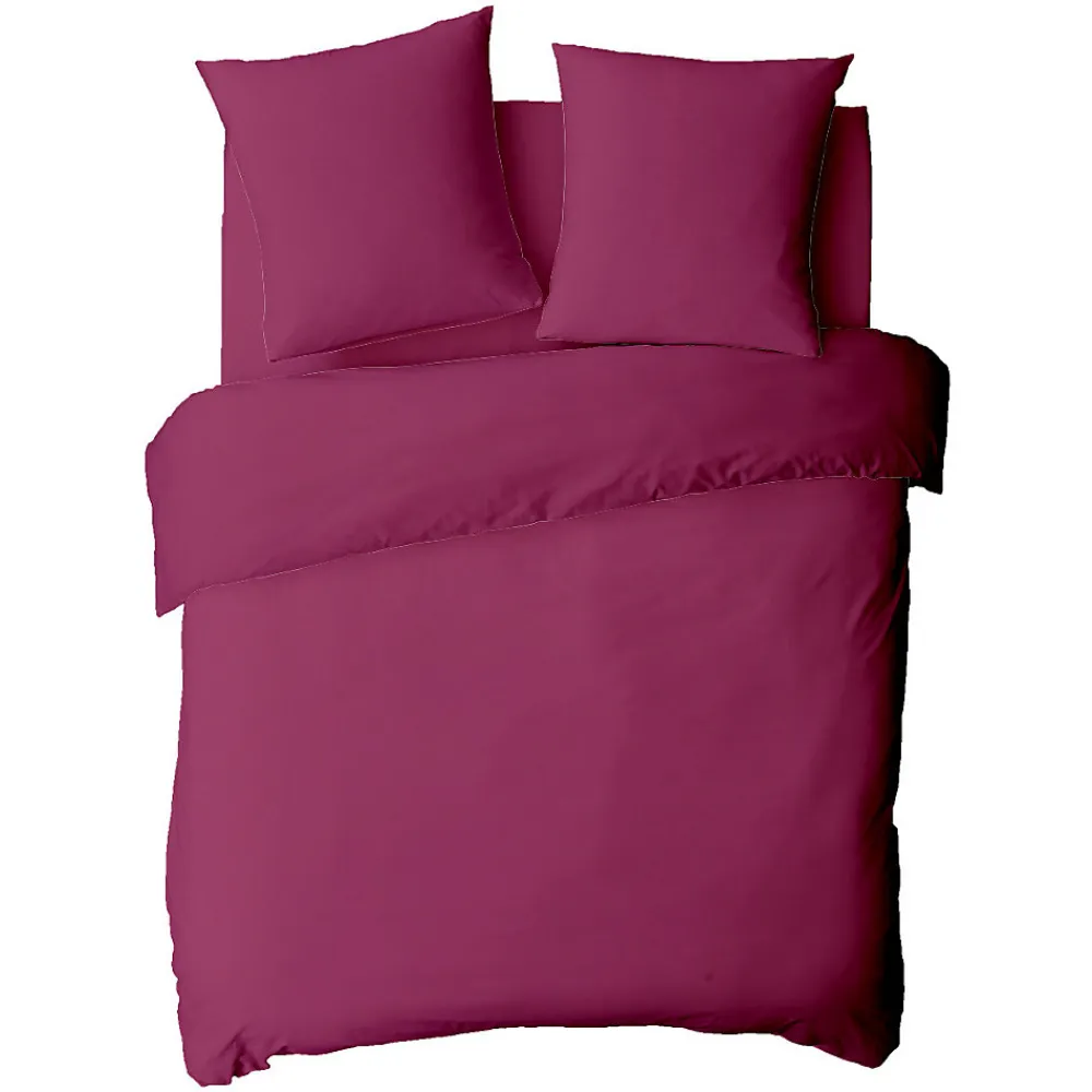 Housse de couette en coton 57 fils unie 200x200cm>Future Home New