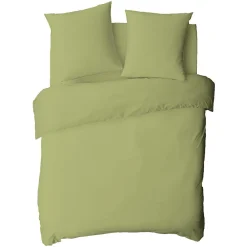 Housse de couette en coton 57 fils unie 260x240cm>Future Home Best