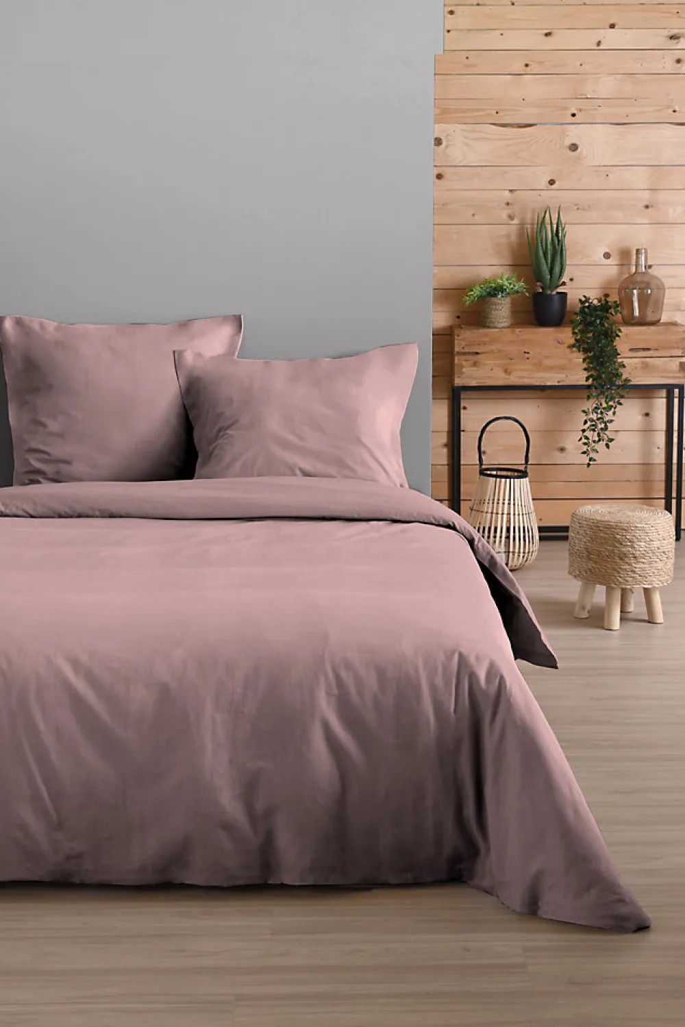 Housse de couette en coton uni ne>Eden Discount