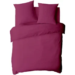 Housse de couette en coton 57 fils unie 140x200cm>Future Home Outlet