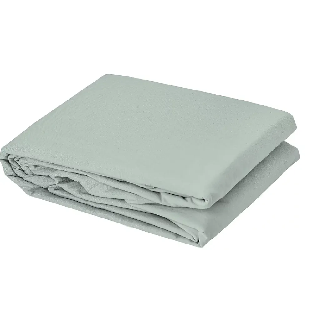 Toison d'Or Housse de couette en coton lavé Cap Ferret (240x220 cm - Vert tilleul)* Housse De Couette