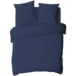 Future Home Housse de couette en coton 57 fils unie 200x200cm* Housse De Couette