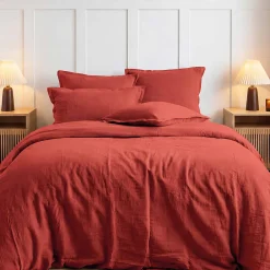 Housse de couette en gaze de coton Terracota 200x200 cm LOFT>Sensei Maison Discount