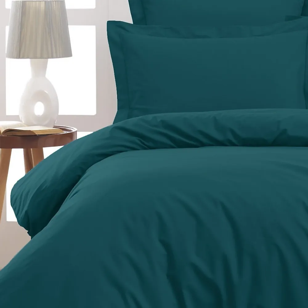 Sensei Maison Housse de couette en percale coton Petrol 240x220 cm SOFT PERCALE* Housse De Couette