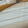 Tradilinge Housse de couette en percale de coton au style ethnique chic (260x240 cm - Jaune)* Housse De Couette