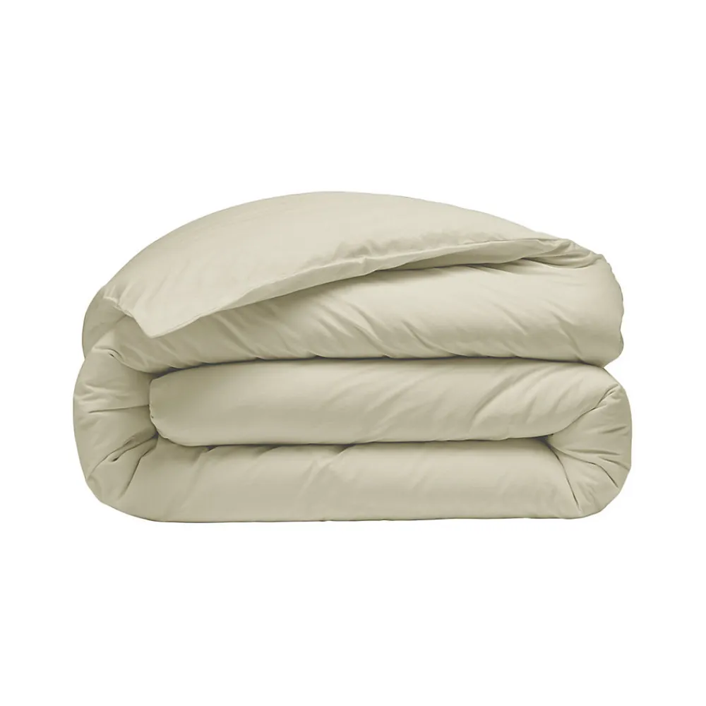 Housse de couette en percale coton Ficelle 140x200 cm SOFT PERCALE>Sensei Maison Sale