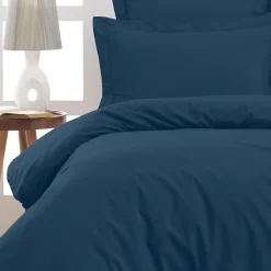 Sensei Maison Housse de couette en percale coton Indigo 200x200 cm SOFT PERCALE* Housse De Couette