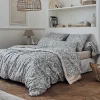 Housse de couette en percale esprit cocooning (280x240 cm - Gris)>Tradilinge