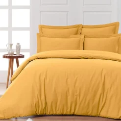 Sensei Maison Housse de couette en percale coton Caramel 200x200 cm SOFT PERCALE* Housse De Couette
