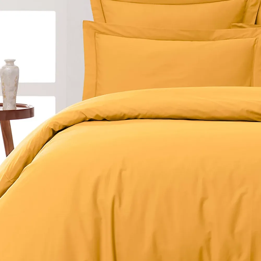 Sensei Maison Housse de couette en percale coton Caramel 200x200 cm SOFT PERCALE* Housse De Couette
