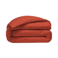 Sensei Maison Housse de couette en percale coton Terracota 140x200 cm SOFT PERCALE* Housse De Couette