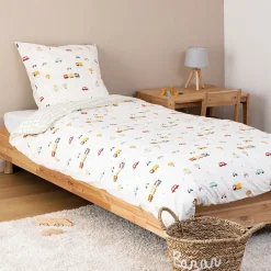 Atmosphera Créateur D'Intérieur Housse de couette enfant 140x200 VOITURES + taie coton 57 fils* Housse De Couette
