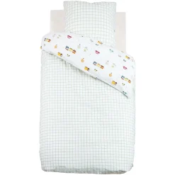 Atmosphera Créateur D'Intérieur Housse de couette enfant 140x200 VOITURES + taie coton 57 fils* Housse De Couette