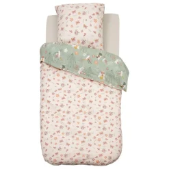 Housse de couette enfant 140x200 Fée + taie coton 57 fils><noscript><img width=