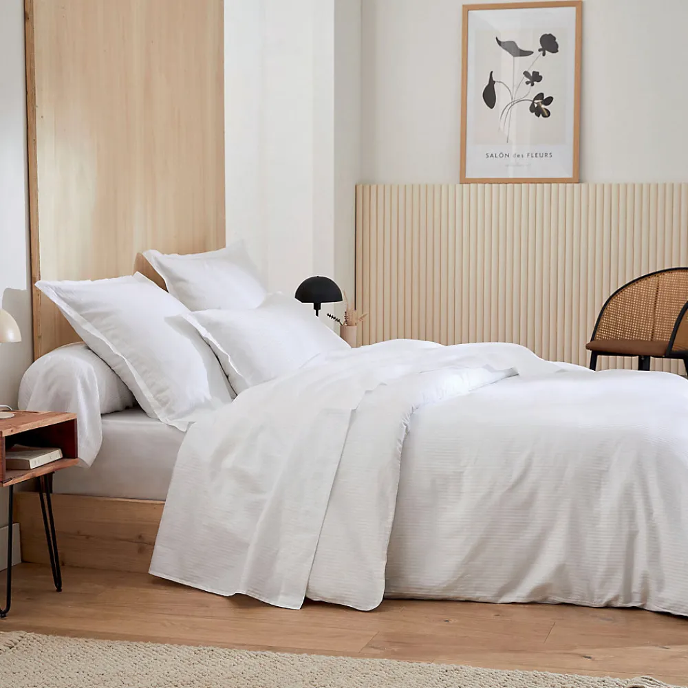 Housse de couette esprit grand hôtel (280x240 cm - Blanc)>Tradilinge Clearance