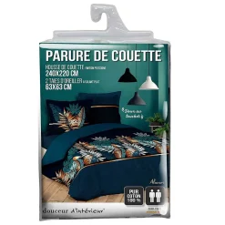 Douceur D'Intérieur Housse de couette imprimé allover 42 fils