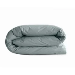 Vent Du Sud Housse de couette "Manoir" percale pur coton peigné longues fibres 80 fils/cm² - Lichen - Housse de couette 240 x 220* Housse De Couette