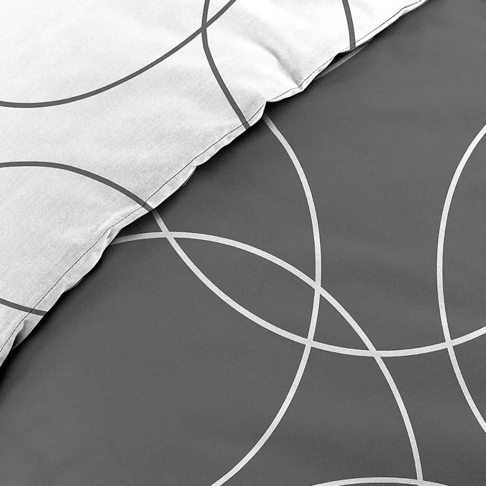 Housse de couette microfibre 220x240 Elton + 2 taies>Douceur D'Intérieur Sale