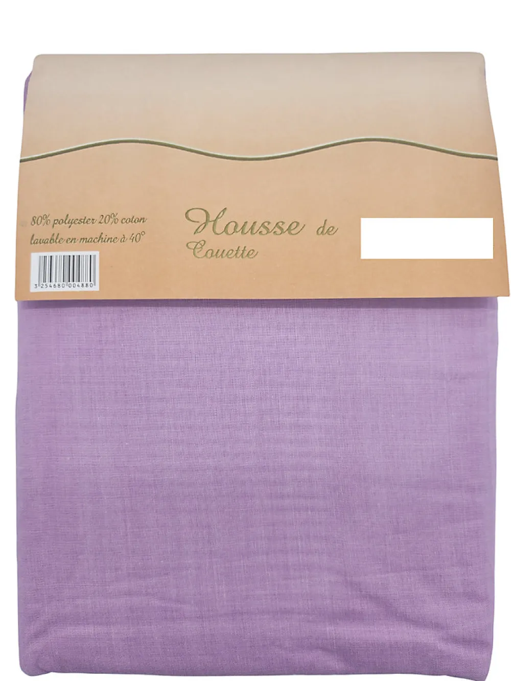 Housse de couette Polycoton Lilas - 2 personnes 220 x 240 - Toutes saisons ->Mortreux Hot