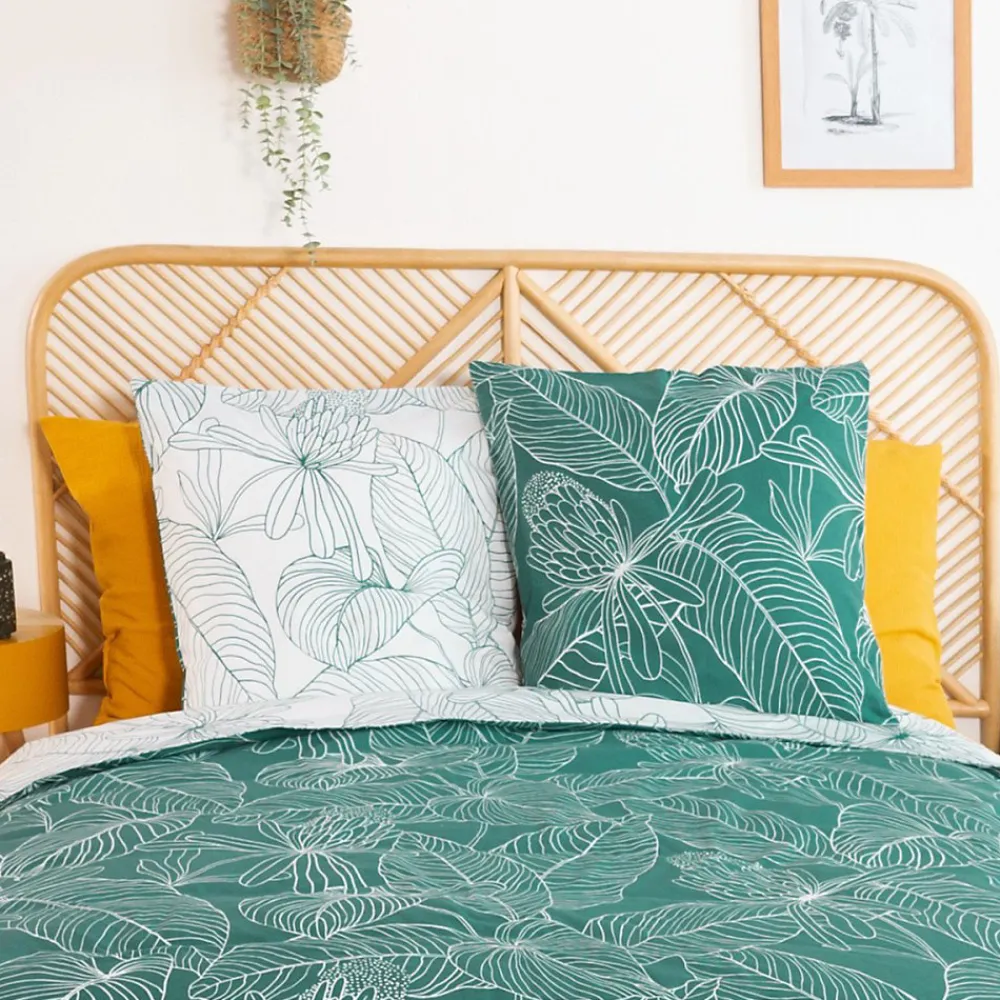 Housse de couette réversible 240x220 TILDA + 2 taies 100% coton adouci 57 fils/cm2>Cote Deco Discount