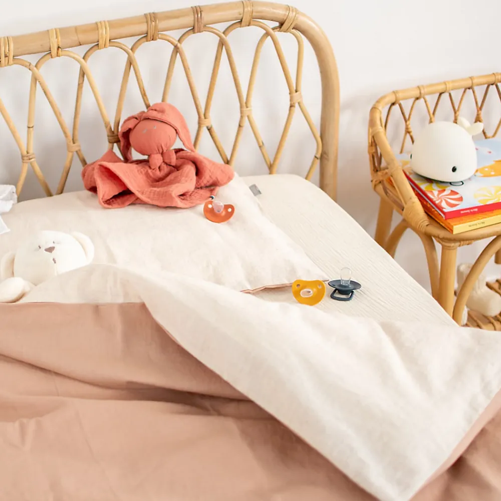 Housse de couette réversible en Lin lavé>Sevira Kids Hot