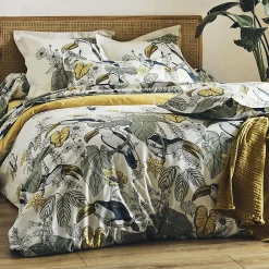 Tradilinge Housse de couette Toco (240x220 cm - Kaki)* Housse De Couette