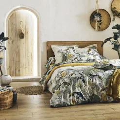 Tradilinge Housse de couette Toco (240x220 cm - Kaki)* Housse De Couette