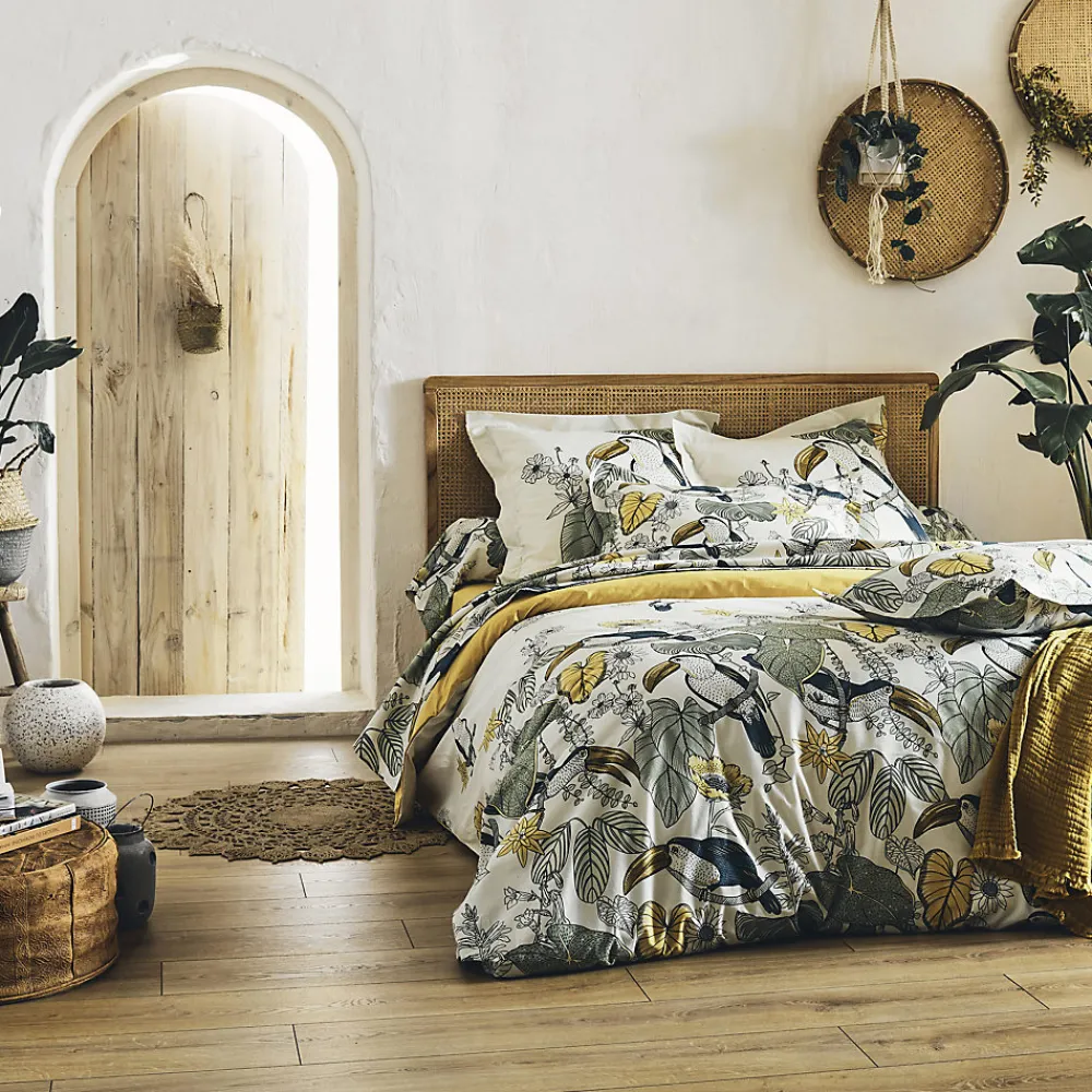 Housse de couette Toco (280x240 cm - Kaki)>Tradilinge Outlet