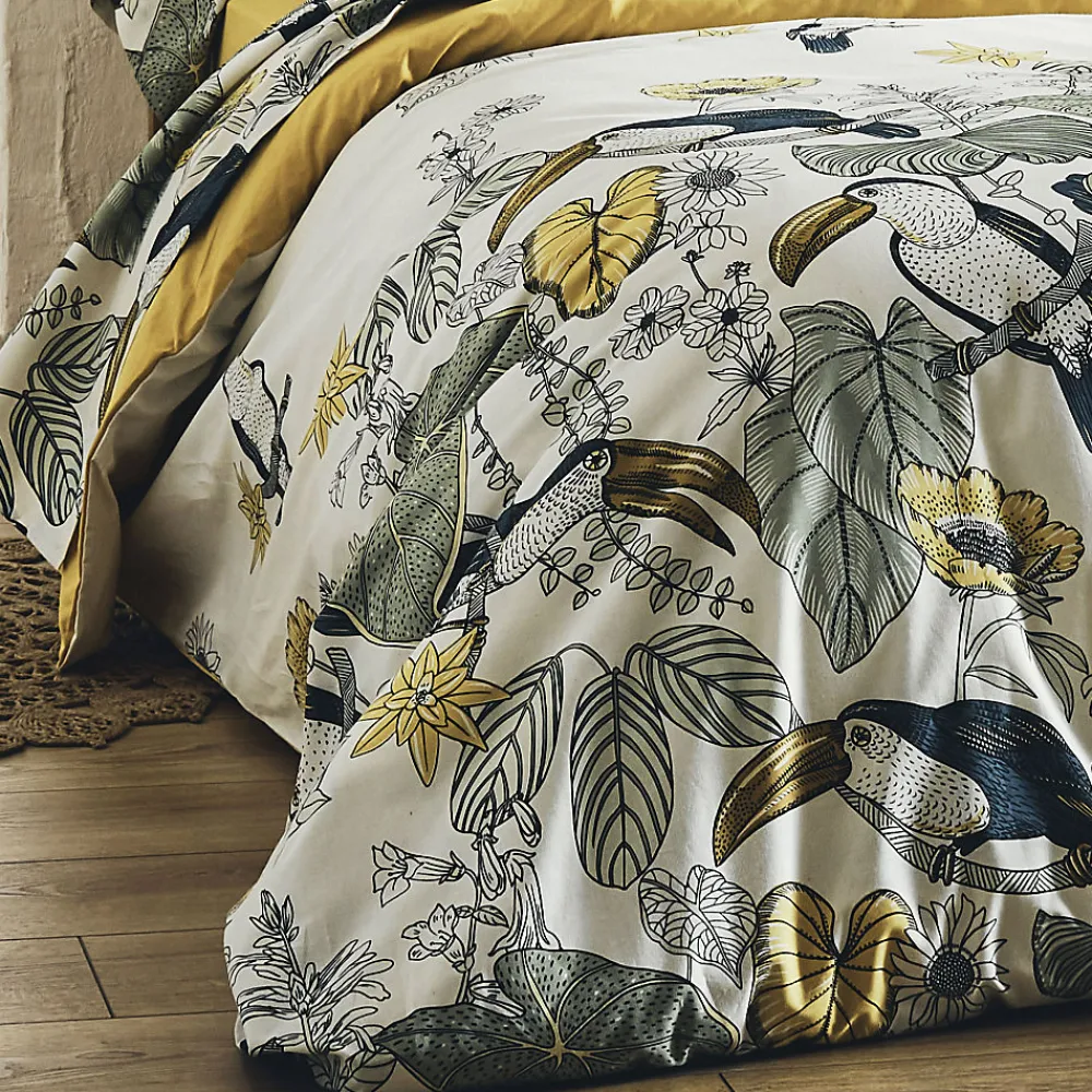 Housse de couette Toco (300x240 cm - Kaki)>Tradilinge Discount