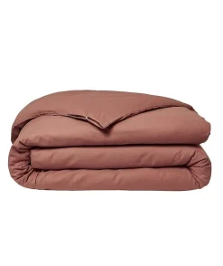 Todays Tools Housse de couette TODAY Essential - 220 x 240 cm - 2 personnes - 100% Coton uni - Terracotta* Housse De Couette