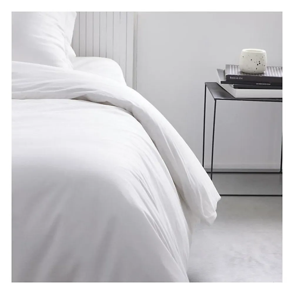 Todays Tools Housse de couette TODAY Essential - 140 x 200 cm - 1 personne - 100% Coton uni - Craie* Housse De Couette