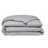 Housse de couette TODAY Essential - 140 x 200 cm - 1 personne - 100% Coton uni - Acier>Todays Tools Online
