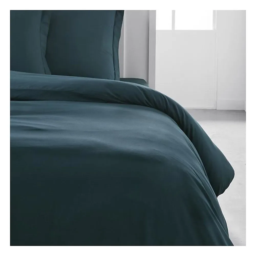 Housse de couette TODAY Essential - 220 x 240 cm - 2 personnes - 100% Coton uni - Paon>Todays Tools New