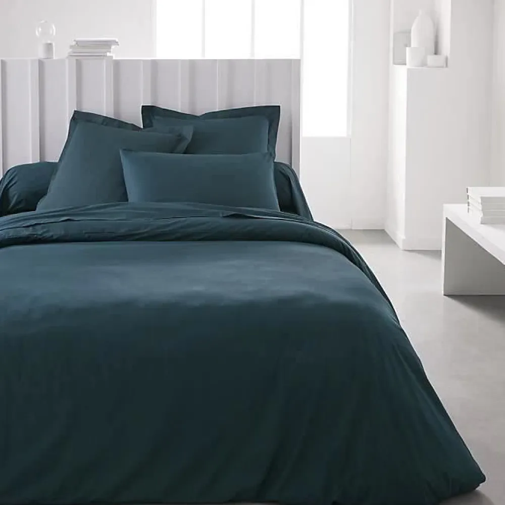 Housse de couette TODAY Essential - 220 x 240 cm - 2 personnes - 100% Coton uni - Paon>Todays Tools New