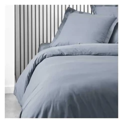 Todays Tools Housse de couette TODAY Essential - 240 x 260 cm - 2 personnes - 100% Coton uni - Denim* Housse De Couette