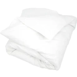Housse de couette uni 240x220 cm pur percale PRIMO Blanc>Linnea New