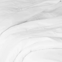 Housse de couette unie en coton Lavé (260x240 cm - Blanc)>Toison d'Or New