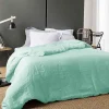 Housse de Couette Unie en Lin (240x220 cm - Vert d'eau)>Linder Outlet