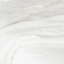 Toison d'Or Housse de couette unie en coton Lavé (140x200 cm - Ivoire)* Housse De Couette