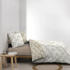 Douceur D'Intérieur Housse de couette 260x240 + 2 taies OLIANA 100% coton 57 fils* Housse De Couette