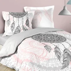 Housse de couette 200x200 + 2 taies Namaste coton>Douceur D'Intérieur Clearance